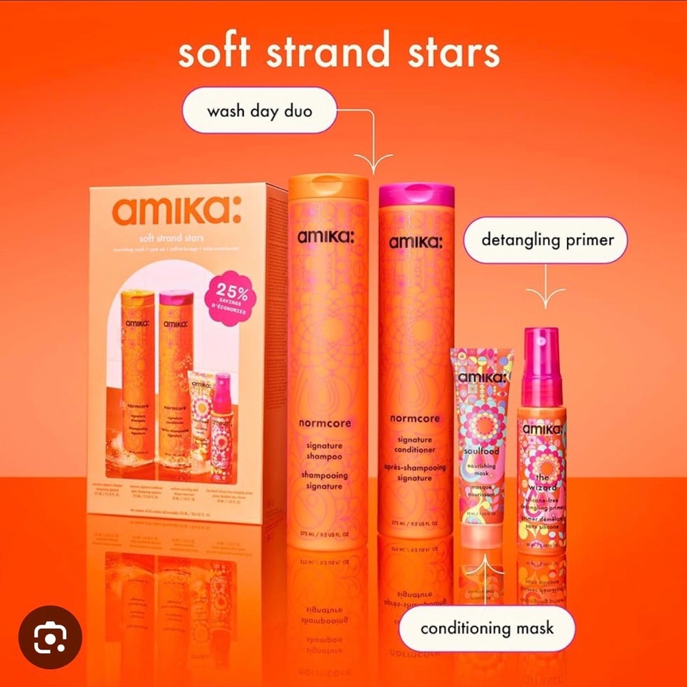 Amika Soft Strand Hair Care Kit